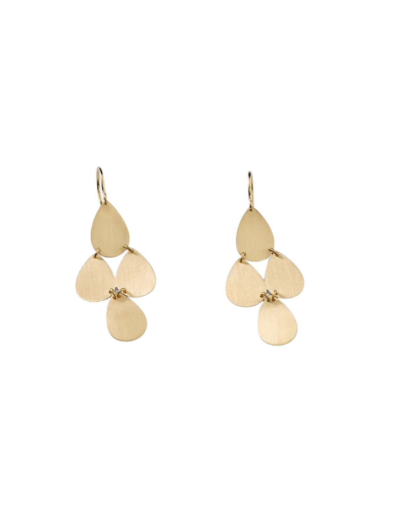 Irene Neuwirth Classic Four Drop Earrings - Vermillion