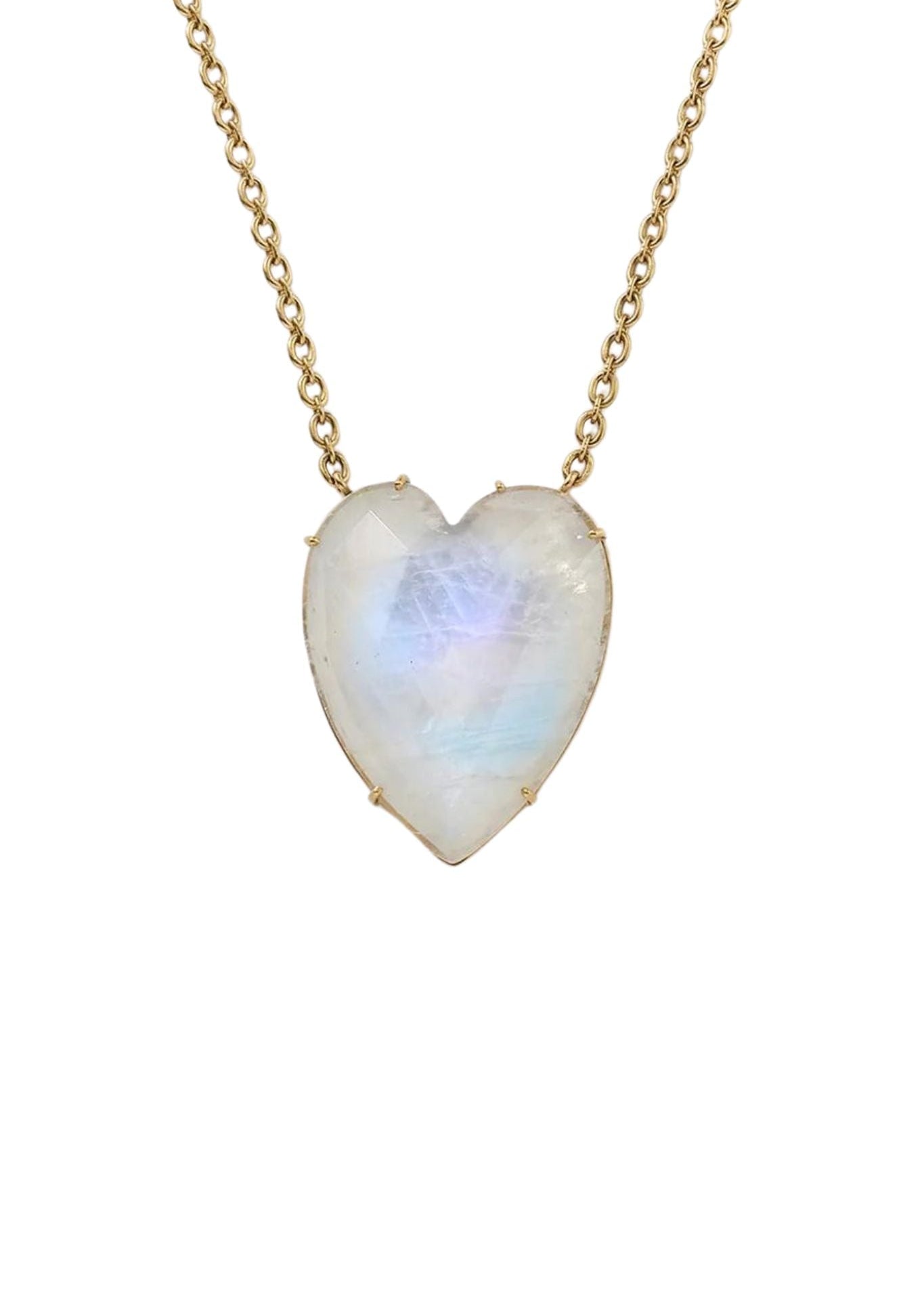 Irene Neuwirth Love 18k Yellow Gold 16" Necklace - Vermillion