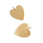 Irene Neuwirth Love Large Heart Earrings - Vermillion