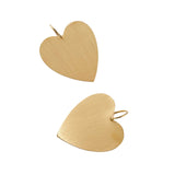 Irene Neuwirth Love Large Heart Earrings - Vermillion