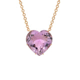 Irene Neuwirth Love OOAK 18k Rose Gold 16 Necklace Set with Rose of France Heart - Vermillion