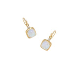 Irene Neuwirth Rainbow Moonstone & Diamond Earrings - Vermillion