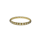 Irene Neuwirth Yellow Gold Bangle set with Rainbow Moonstone - Vermillion