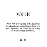 IVI Los Angeles Chunky Gaia Necklace - Vermillion