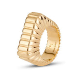 IVI Los Angeles Gaia Signet Ring - Vermillion