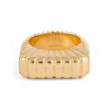 IVI Los Angeles Gaia Signet Ring - Vermillion
