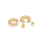 IVI Los Angeles Signore Hollow Hoops - Vermillion