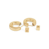 IVI Los Angeles Signore Hollow Hoops - Vermillion