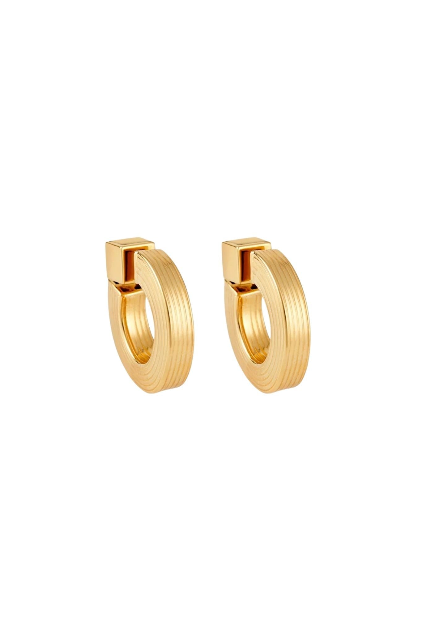 IVI Los Angeles Signore Hollow Hoops - Vermillion
