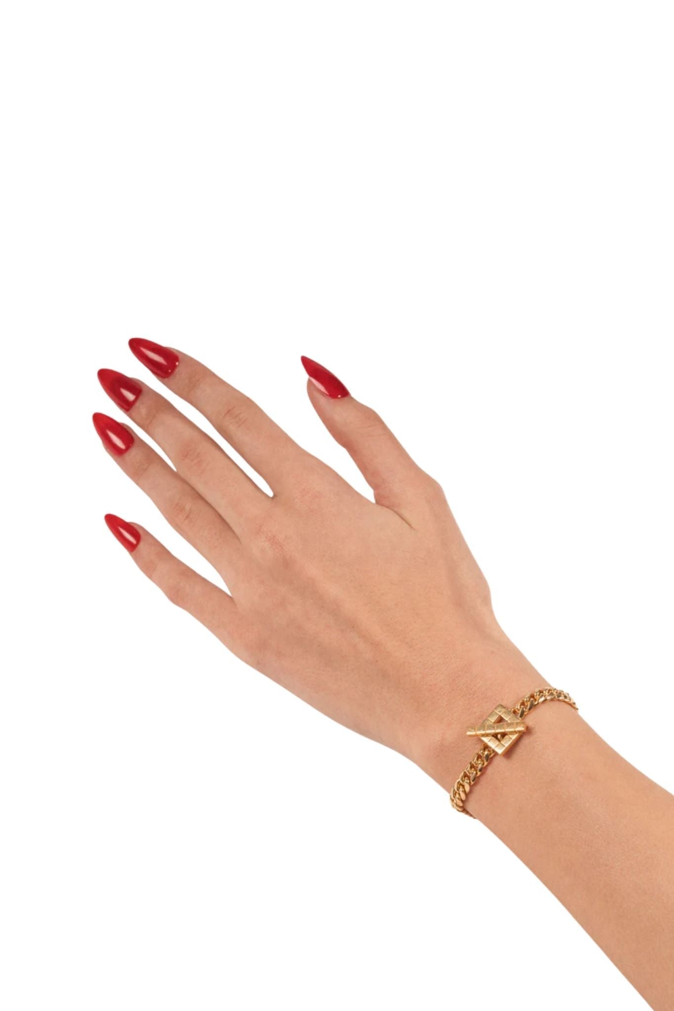 IVI Los Angeles Signore T - Bar Chain Bracelet - Vermillion