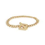IVI Los Angeles Signore T - Bar Chain Bracelet - Vermillion
