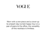 IVI Los Angeles Slim Gaia Necklace - Vermillion