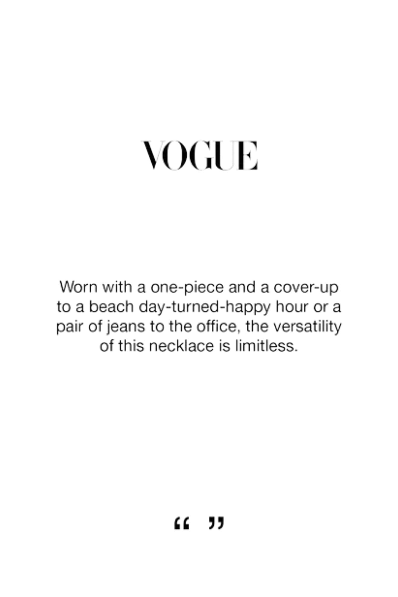 IVI Los Angeles Slim Gaia Necklace - Vermillion