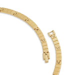 IVI Los Angeles Slim Slot Chain Necklace - Vermillion