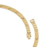 IVI Los Angeles Slim Slot Chain Necklace - Vermillion