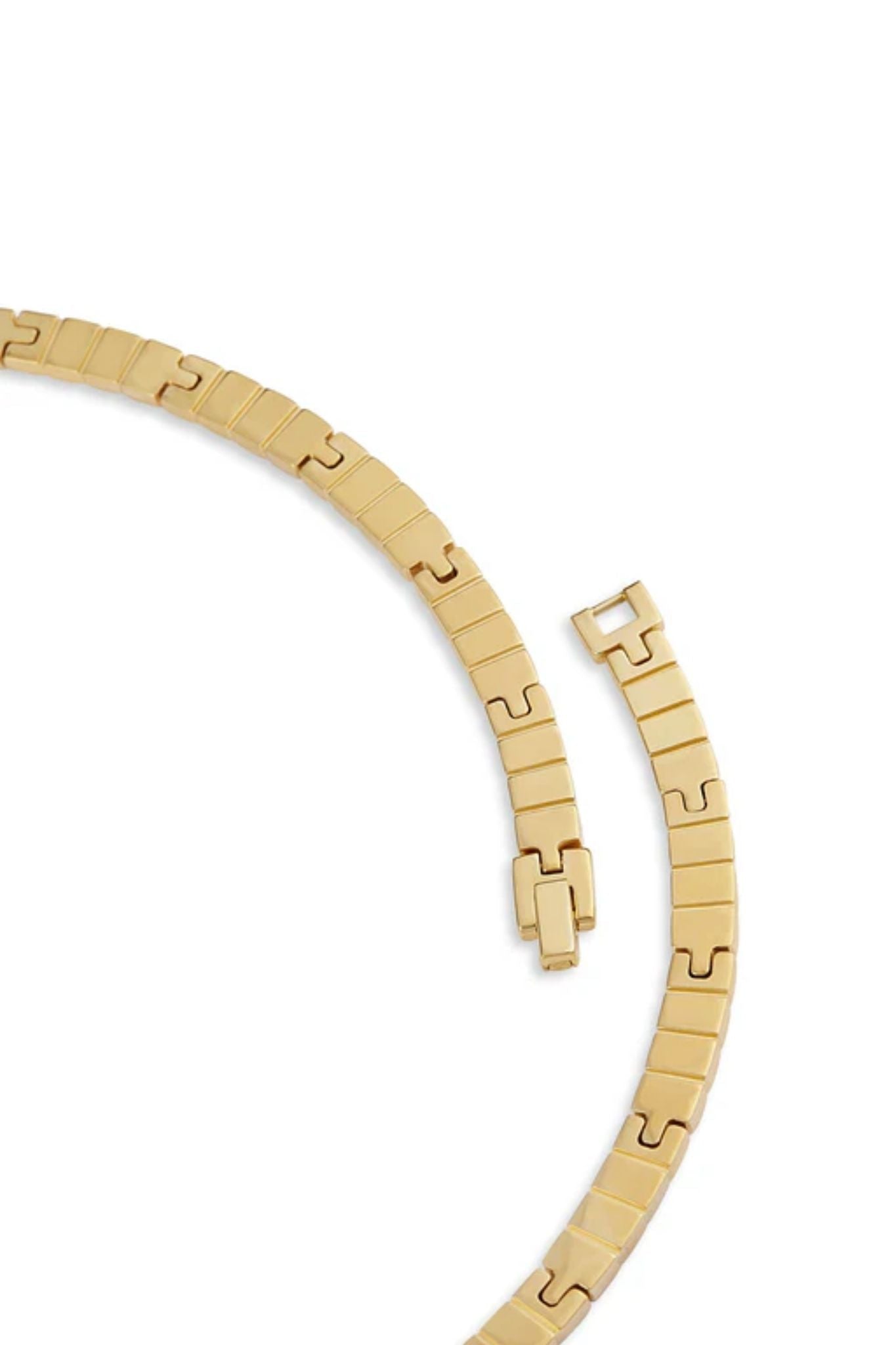 IVI Los Angeles Slim Slot Chain Necklace - Vermillion