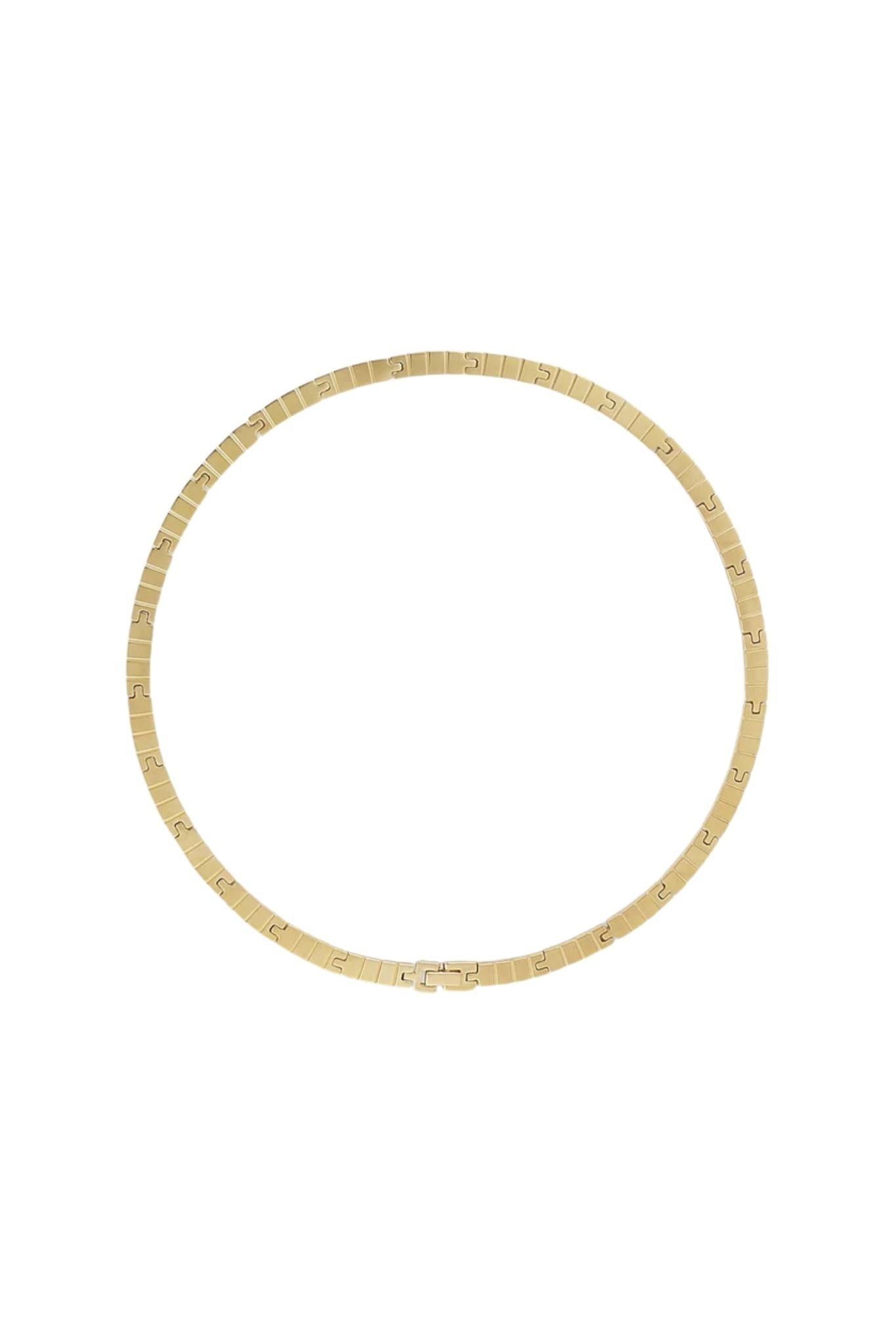 IVI Los Angeles Slim Slot Chain Necklace - Vermillion