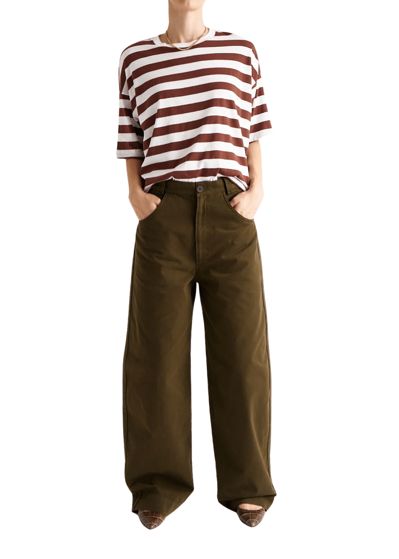 Jamie Haller The Draped Tee - Vermillion