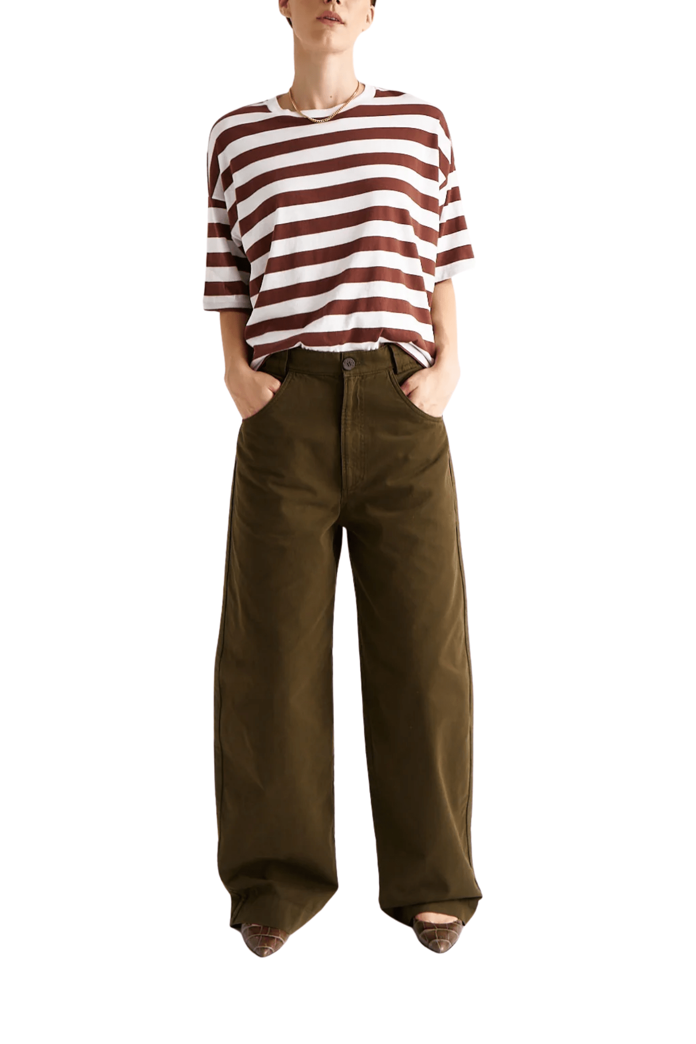Jamie Haller The Draped Tee - Vermillion