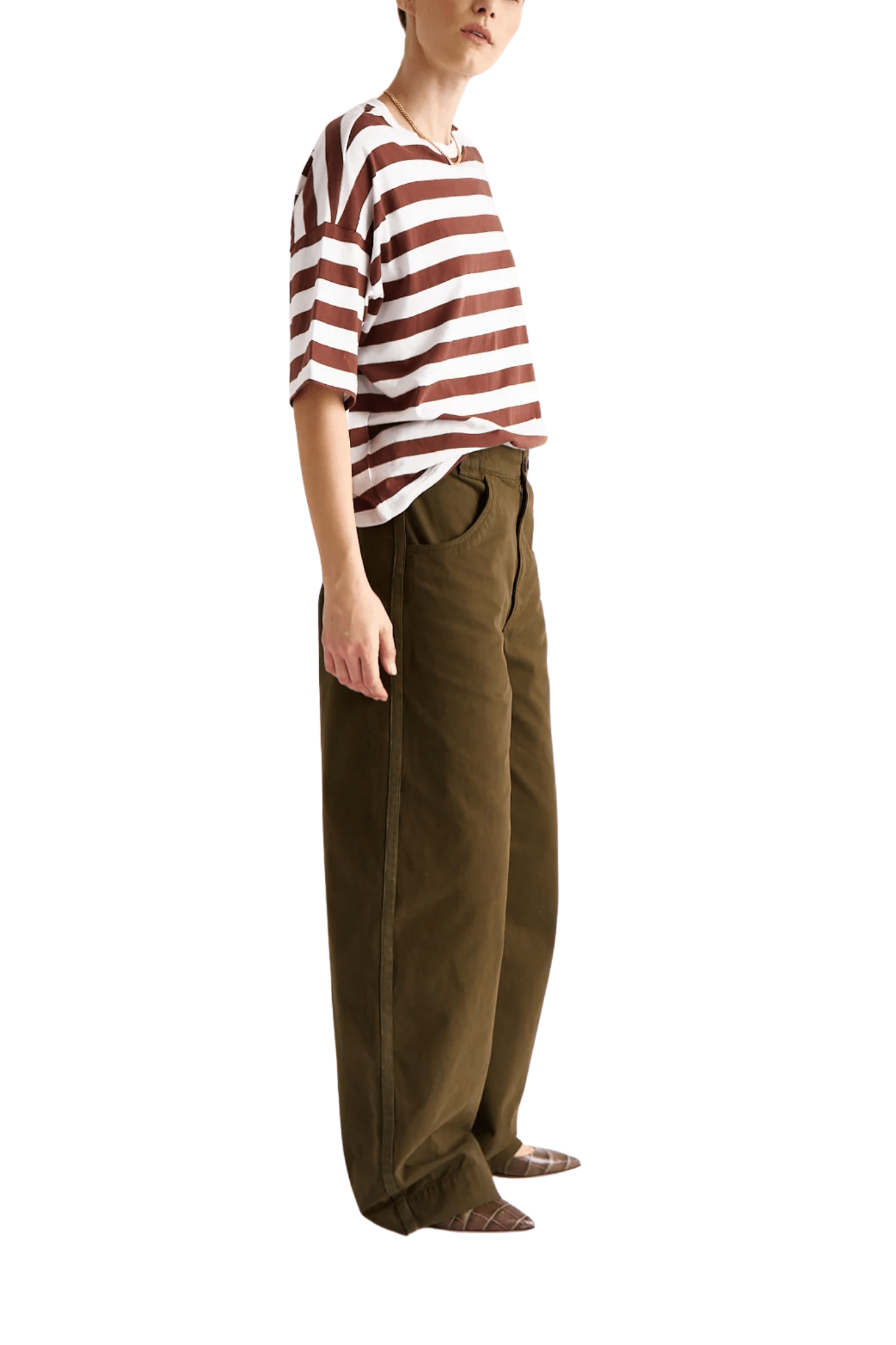 Jamie Haller The Draped Tee - Vermillion