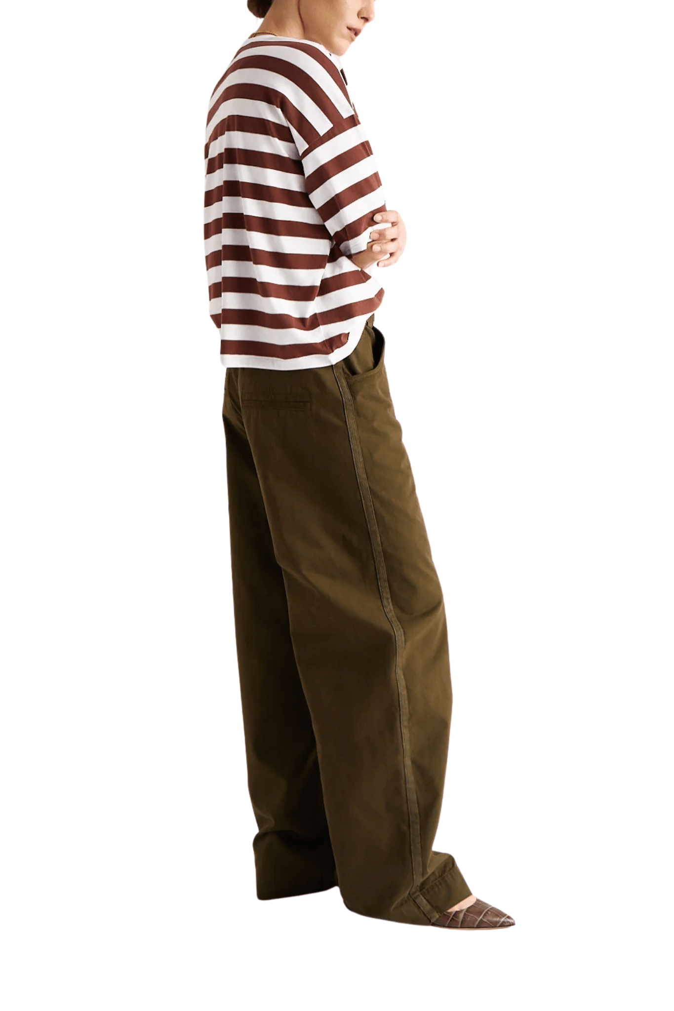 Jamie Haller The Draped Tee - Vermillion