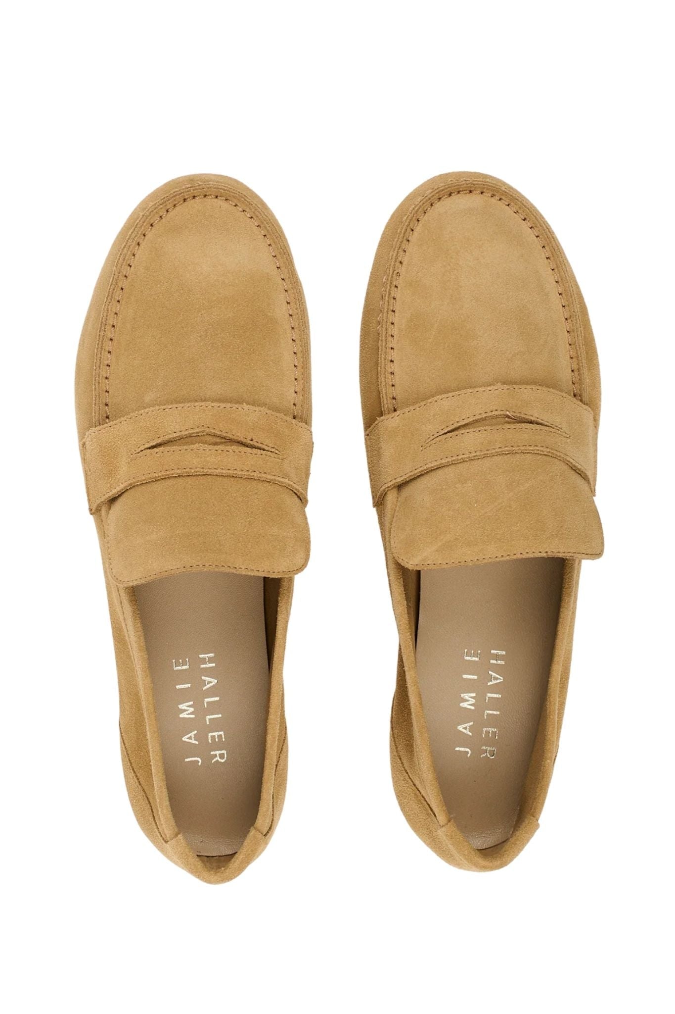 Jamie Haller The Unlined Penny Loafer - Vermillion