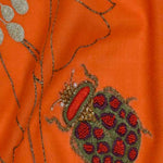 Janavi Beetle Ballet Scarf - Vermillion
