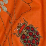 Janavi Beetle Ballet Scarf - Vermillion