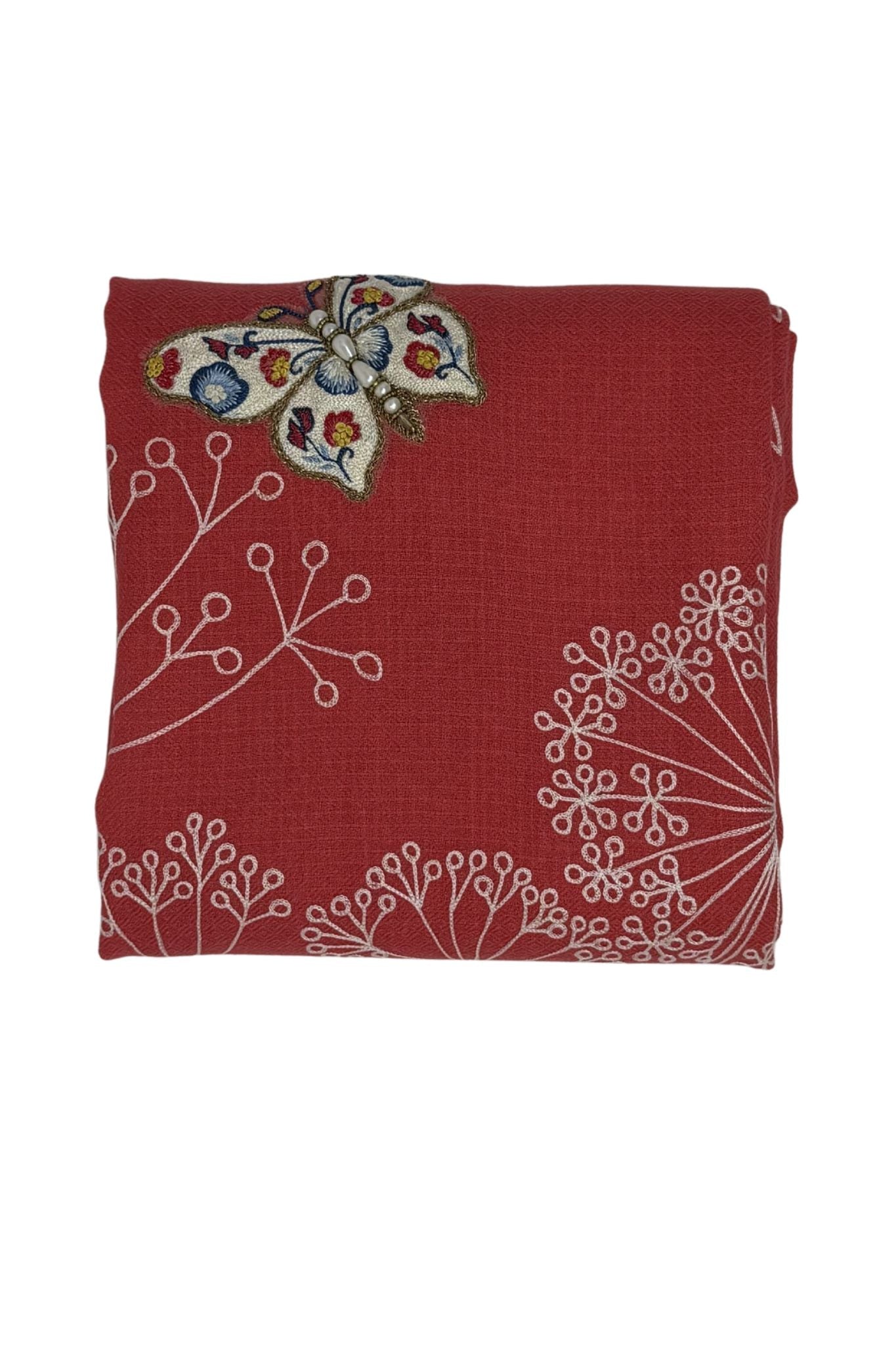 Janavi Butterfly Masquerade - Vermillion
