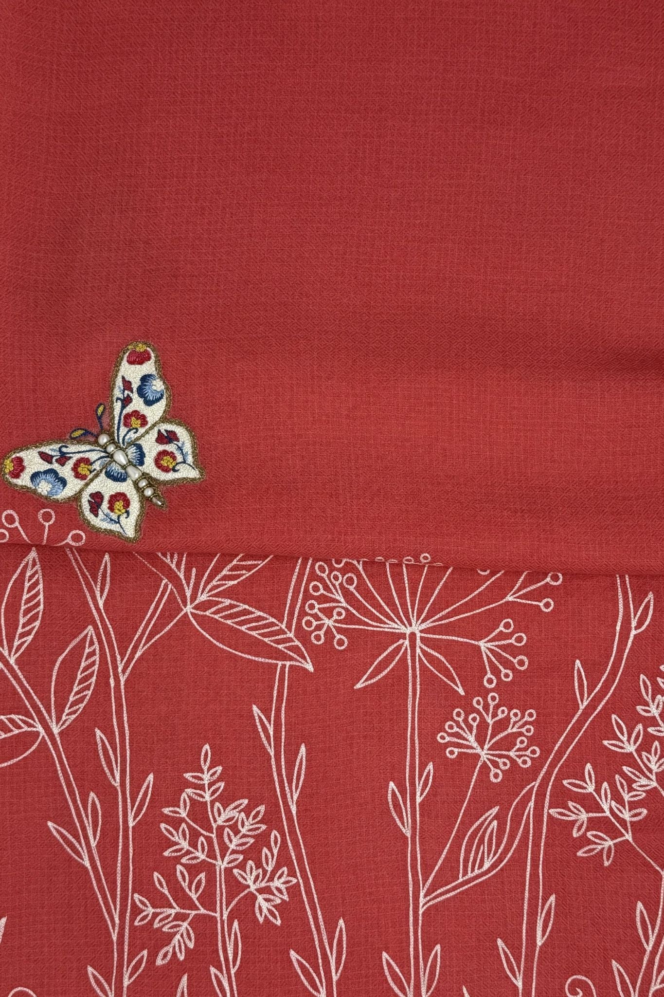 Janavi Butterfly Masquerade - Vermillion