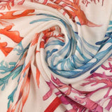 Janavi Coral Canopy Scarf - Vermillion