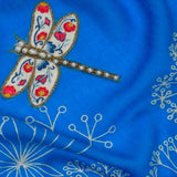 Janavi Dragonfly Waltz Scarf - Vermillion
