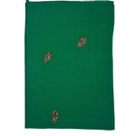 Janavi Embroidered Beetles Scarf - Vermillion