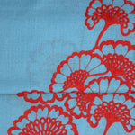 Janavi Velour Bloom - Vermillion