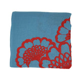 Janavi Velour Bloom - Vermillion