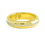 Jenna Blake Snake Band with White Diamonds - Vermillion