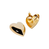 Jennifer Fisher Puffy Heart Earrings - Vermillion