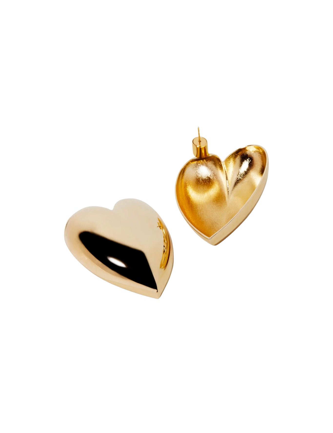 Jennifer Fisher Puffy Heart Earrings - Vermillion