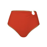 Johanna Ortiz Chilli Red Susurro Del Agua Bikini Bottom - Vermillion