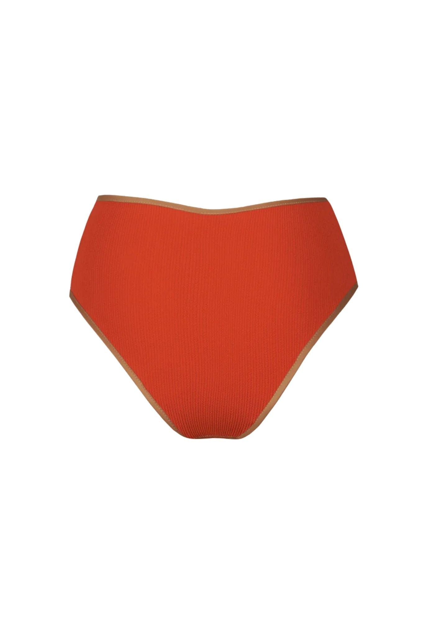 Johanna Ortiz Chilli Red Susurro Del Agua Bikini Bottom - Vermillion