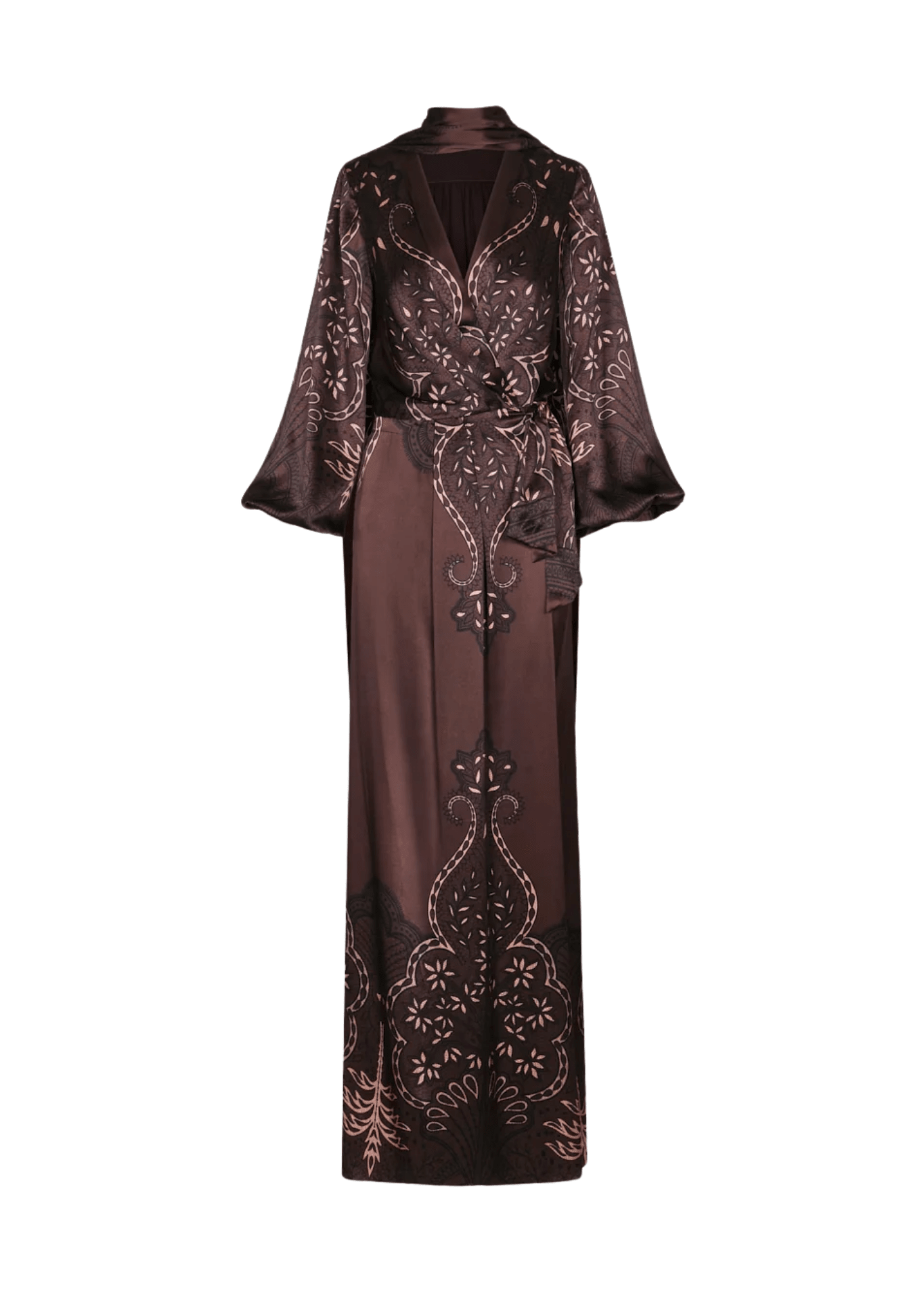 Johanna Ortiz Chocolate Timeless Concurse Wrap Dress - Vermillion