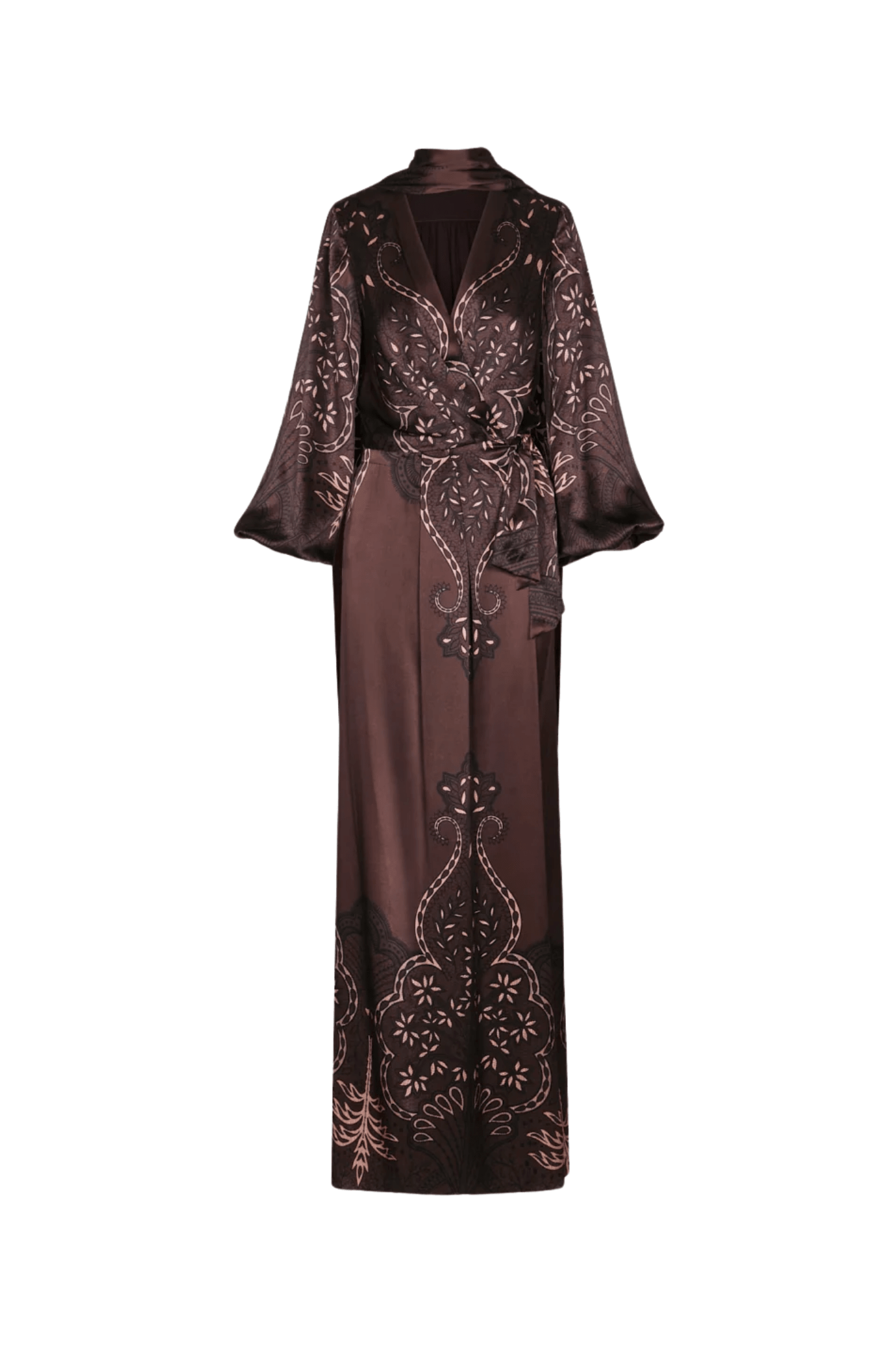 Johanna Ortiz Chocolate Timeless Concurse Wrap Dress - Vermillion