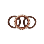 Johanna Ortiz Dark Rust Nomad Queen Bangles - Vermillion