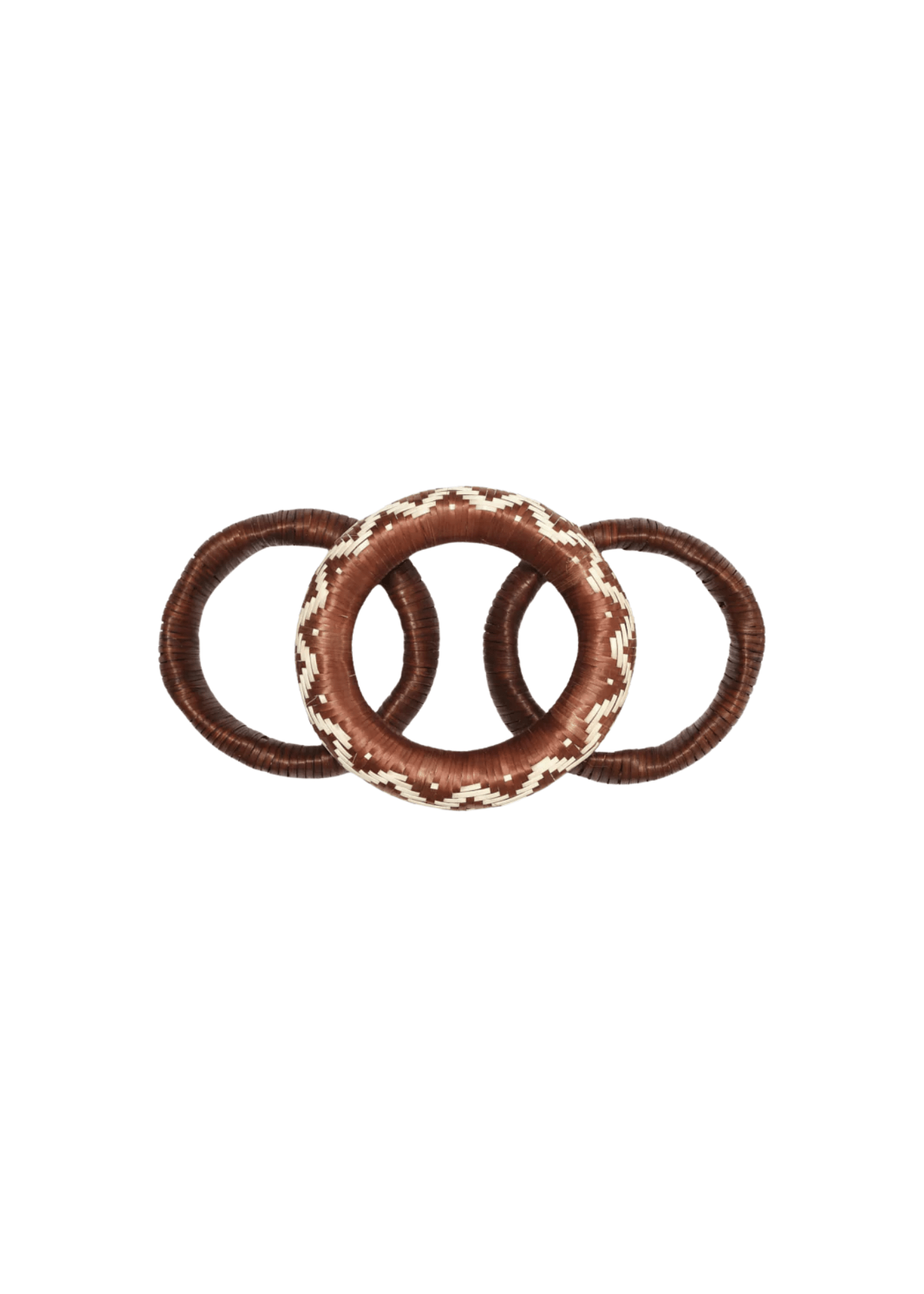 Johanna Ortiz Dark Rust Nomad Queen Bangles - Vermillion