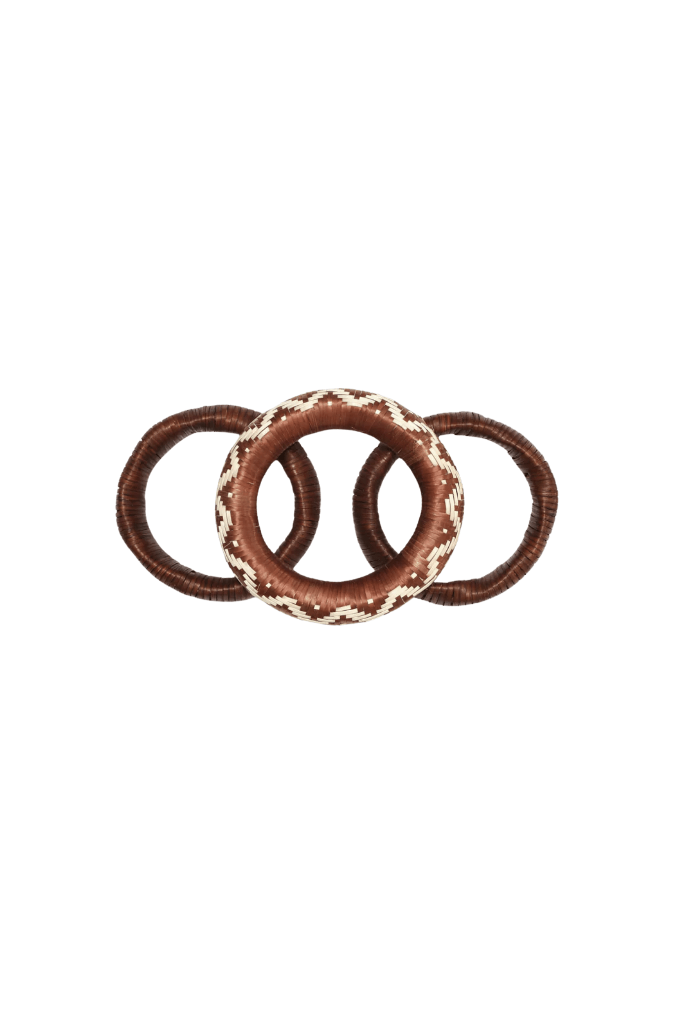 Johanna Ortiz Dark Rust Nomad Queen Bangles - Vermillion