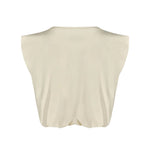 Johanna Ortiz Ecru Muraya T-shirt - Vermillion