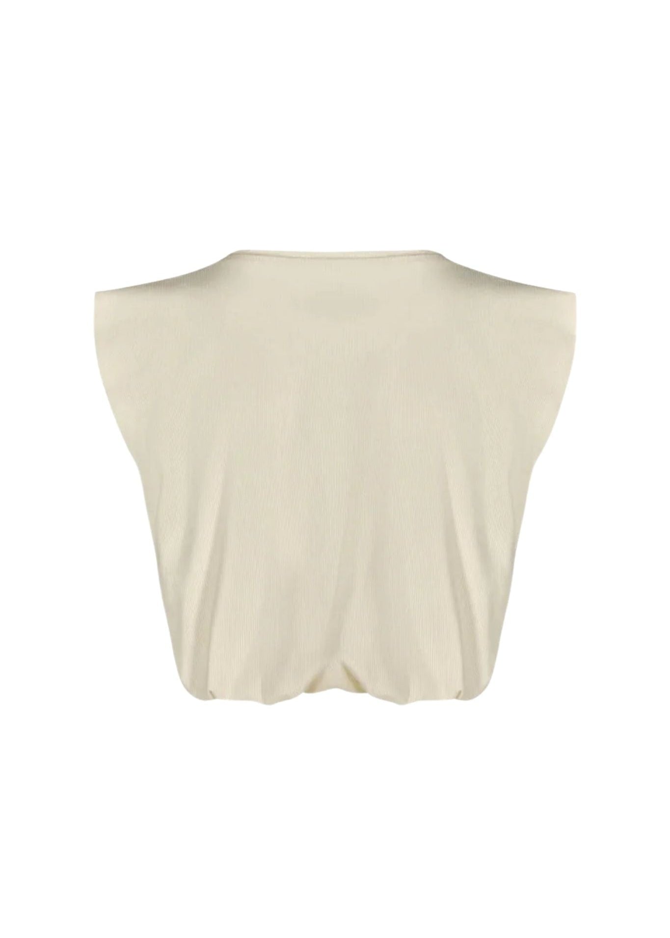 Johanna Ortiz Ecru Muraya T-shirt - Vermillion