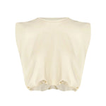 Johanna Ortiz Ecru Muraya T-shirt - Vermillion