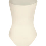 Johanna Ortiz Ecru Palm Texture Onepiece - Vermillion