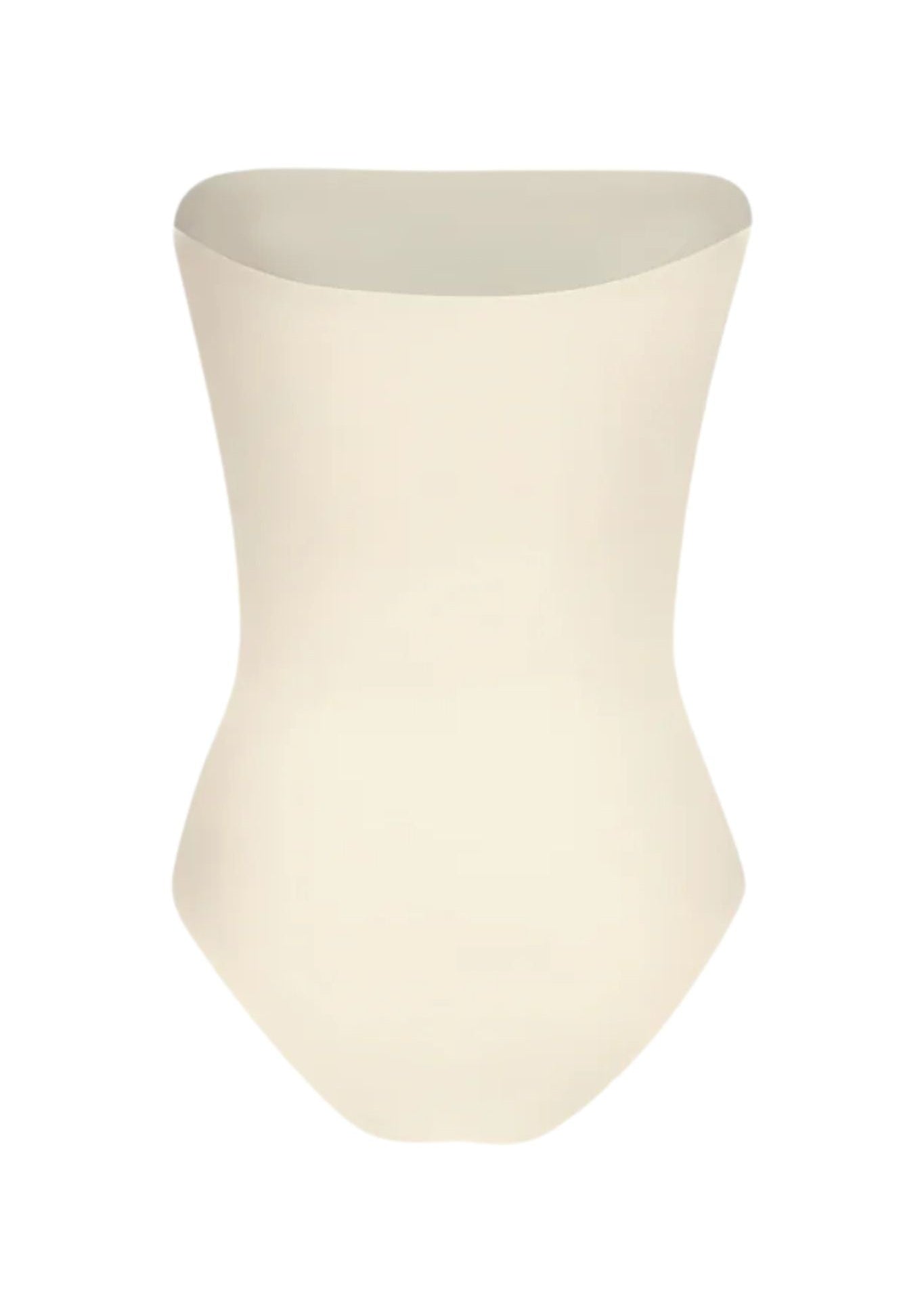 Johanna Ortiz Ecru Palm Texture Onepiece - Vermillion
